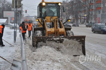 В Нижнем Новгороде из-за непогоды действует режим повышенной готовности