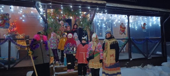 В нижегородской глубинке продолжается пора рождественских колядок