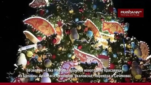 Давайте поддержим наши ёлочки — новогодние красавицы из городов Нижегородской области участвуют во всероссийском конкурсе